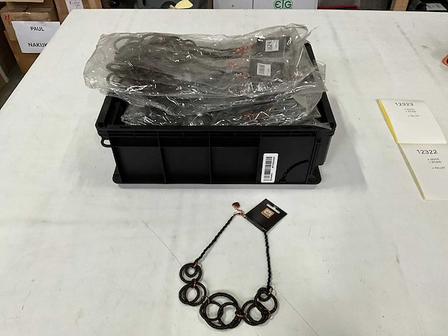 Fair forward fairtrade ketting zwart (60x) - afbeelding 3 van  6