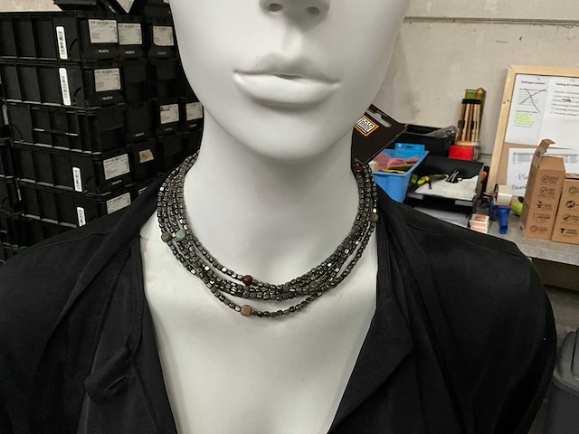 Fair forward fairtrade kralen ketting (41x) - afbeelding 1 van  6