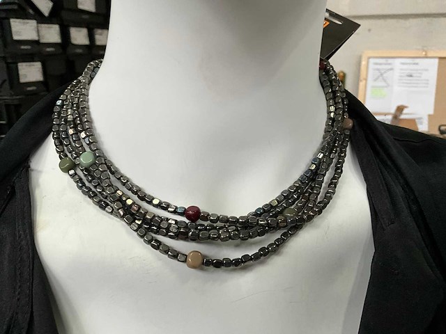 Fair forward fairtrade kralen ketting (41x) - afbeelding 2 van  6