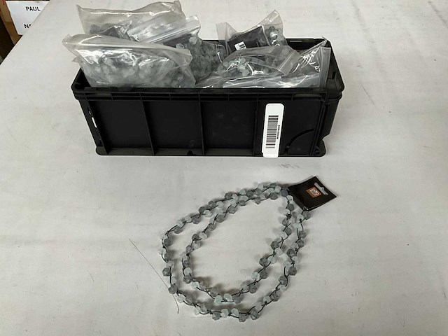 Fair forward fairtrade kralen ketting grijstinten (30x) - afbeelding 2 van  7