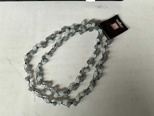 Fair forward fairtrade kralen ketting grijstinten (30x) - afbeelding 3 van  7