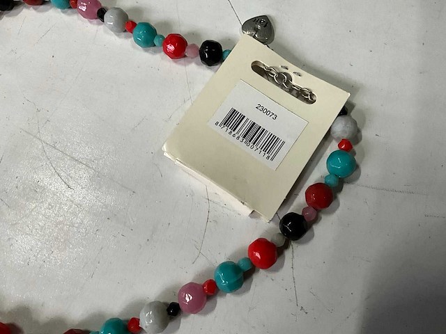 Fair forward fairtrade kralen ketting multicolor (65x) - afbeelding 5 van  5