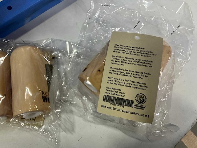 Fair forward fairtrade peper en zout setje hout (58x) - afbeelding 7 van  7