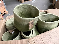 Fair forward fairtrade plantpot groen (23x) - afbeelding 2 van  6