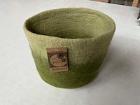 Fair forward fairtrade plantpot groen (23x) - afbeelding 3 van  6