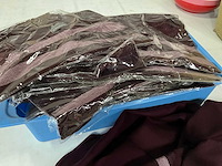 Fair forward fairtrade sjaal aubergine (21x) - afbeelding 4 van  4