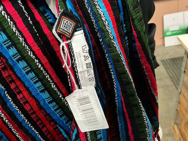 Fair forward fairtrade sjaal katoen (18x) - afbeelding 3 van  5