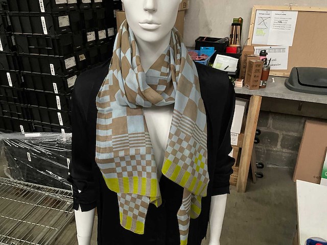 Fair forward fairtrade sjaal katoen (60x) - afbeelding 1 van  5