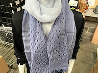 Fair forward fairtrade sjaal katoen/zijde (84x) - afbeelding 2 van  6