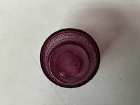 Fair forward fairtrade waxinelicht houder paars (21x) - afbeelding 3 van  4