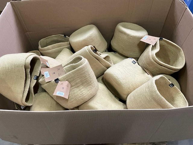 Fair forward palletdeal fairtrade handgemaakte mand/plantpot - afbeelding 1 van  6