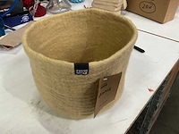 Fair forward palletdeal fairtrade handgemaakte mand/plantpot - afbeelding 3 van  6