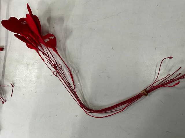 Fair trade 10 stuks decoratief valentijn hartje (150x) - afbeelding 4 van  5