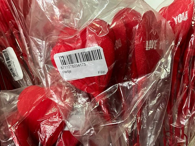 Fair trade 10 stuks decoratief valentijn hartje (150x) - afbeelding 5 van  5