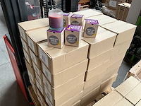 Fair trade 100% plantaardige kaars ‘blueberry smoothie’ van bak olie (380x) - afbeelding 2 van  7