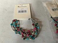Fair trade armband multicolor (38x) - afbeelding 3 van  4