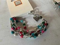 Fair trade armband multicolor (38x) - afbeelding 4 van  4