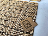 Fair trade bamboe placemat 40 x 30 cm (96x) - afbeelding 4 van  6