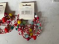 Fair trade elastische armband multicolor (115x) - afbeelding 4 van  5