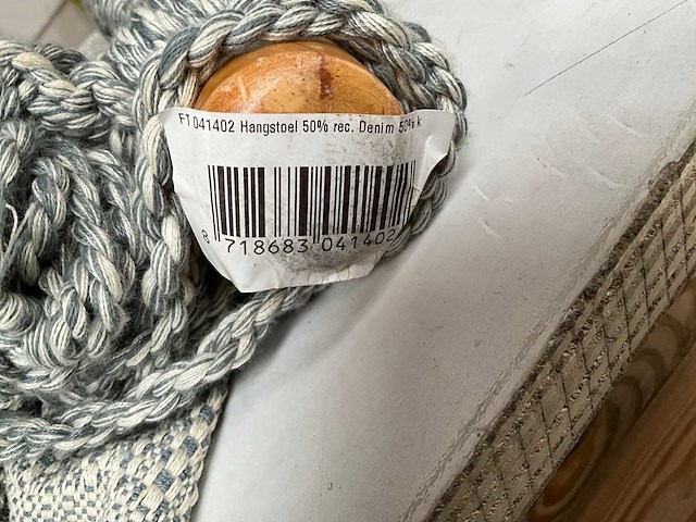 Fair trade hangstoel textiel - afbeelding 5 van  5