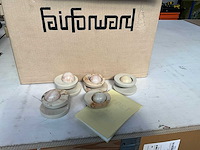 Fair trade kaart/servet houder met bal natuursteen (31x) - afbeelding 1 van  7