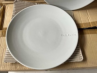 Fair trade keramiek bord ?26 cm wit (44x) - afbeelding 3 van  6