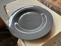 Fair trade keramiek bord piet hein eek grijs ?26cm (128x) - afbeelding 6 van  6