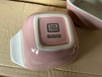 Fair trade keramiek kopje roze +/- 7,5 x 7,5 x 5cm (48x) - afbeelding 6 van  6