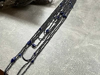 Fair trade ketting blauw (70x) - afbeelding 3 van  6
