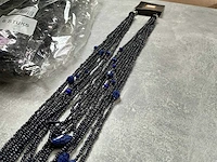 Fair trade ketting blauw (70x) - afbeelding 4 van  6