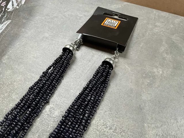 Fair trade ketting blauw (70x) - afbeelding 5 van  6