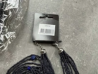 Fair trade ketting blauw (70x) - afbeelding 6 van  6
