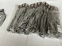 Fair trade ketting met grijs/zwarte kralen (45x) - afbeelding 7 van  7