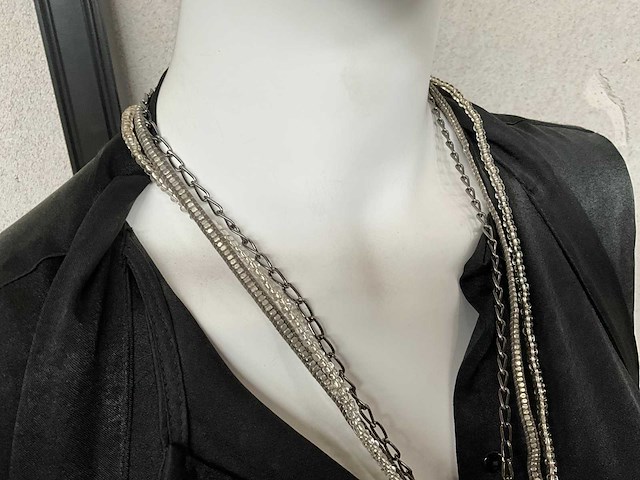 Fair trade ketting met steen (40x) - afbeelding 4 van  10