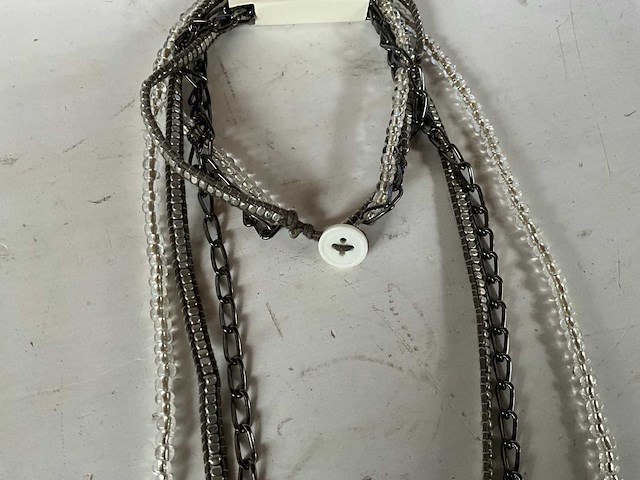 Fair trade ketting met steen (40x) - afbeelding 5 van  10