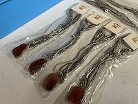 Fair trade ketting met steen (40x) - afbeelding 7 van  10