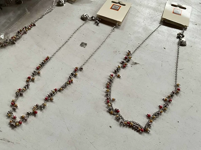 Fair trade ketting multicolor (110x) - afbeelding 5 van  7