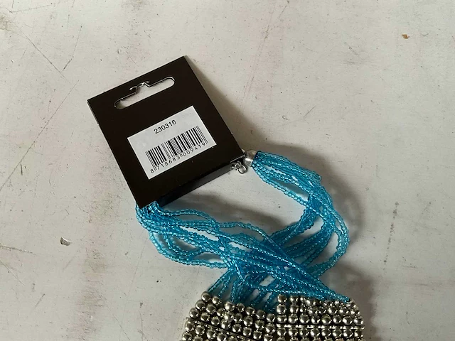 Fair trade ketting multicolor (11x) - afbeelding 5 van  5