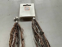 Fair trade ketting multicolor (62x) - afbeelding 4 van  6