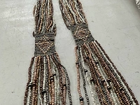 Fair trade ketting multicolor (96x) - afbeelding 4 van  7