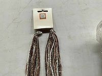 Fair trade ketting multicolor (96x) - afbeelding 5 van  7