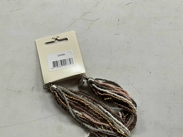 Fair trade ketting multicolor (96x) - afbeelding 6 van  7