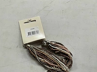 Fair trade ketting multicolor (96x) - afbeelding 6 van  7
