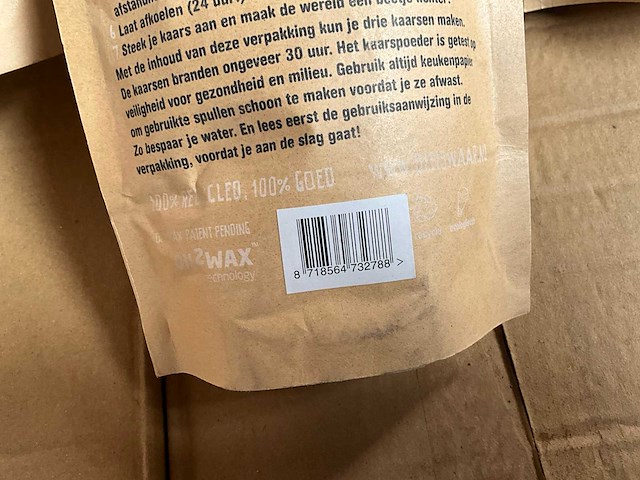 Fair trade kit diy kaars van gebruikt vet of olie (280x) - afbeelding 6 van  7