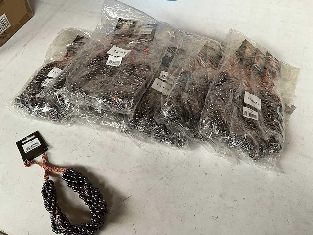 Fair trade kralen ketting (27x) - afbeelding 6 van  6