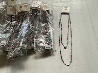 Fair trade kralen ketting multicolor (107x)