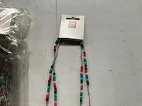 Fair trade kralen ketting multicolor (107x) - afbeelding 4 van  5