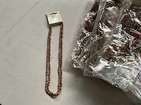 Fair trade kralen ketting multicolor (114x) - afbeelding 2 van  6