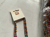 Fair trade kralen ketting multicolor (114x) - afbeelding 4 van  6