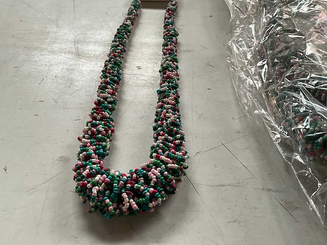 Fair trade kralen ketting multicolor (13x) - afbeelding 3 van  5